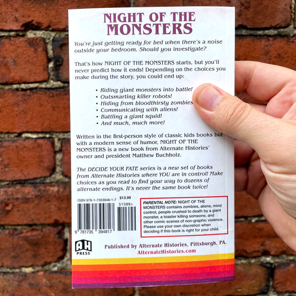 Night of the Monsters book
