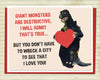 School Kids Valentine Monster Card