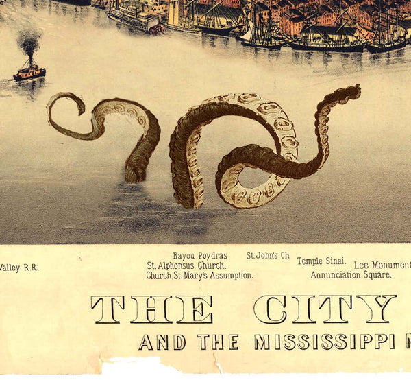 New Orleans and the Mississippi Monster