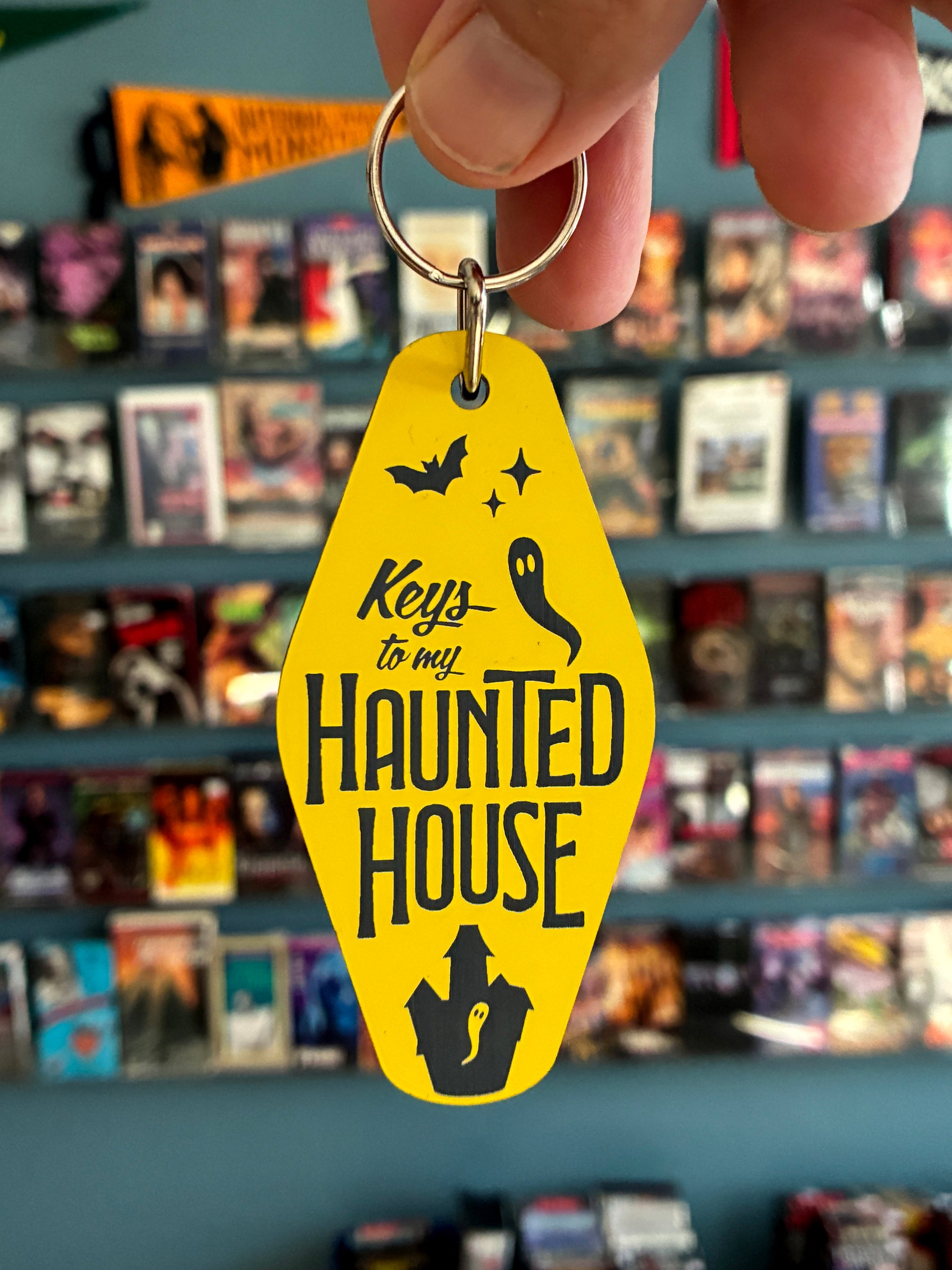 Haunted House Keychain