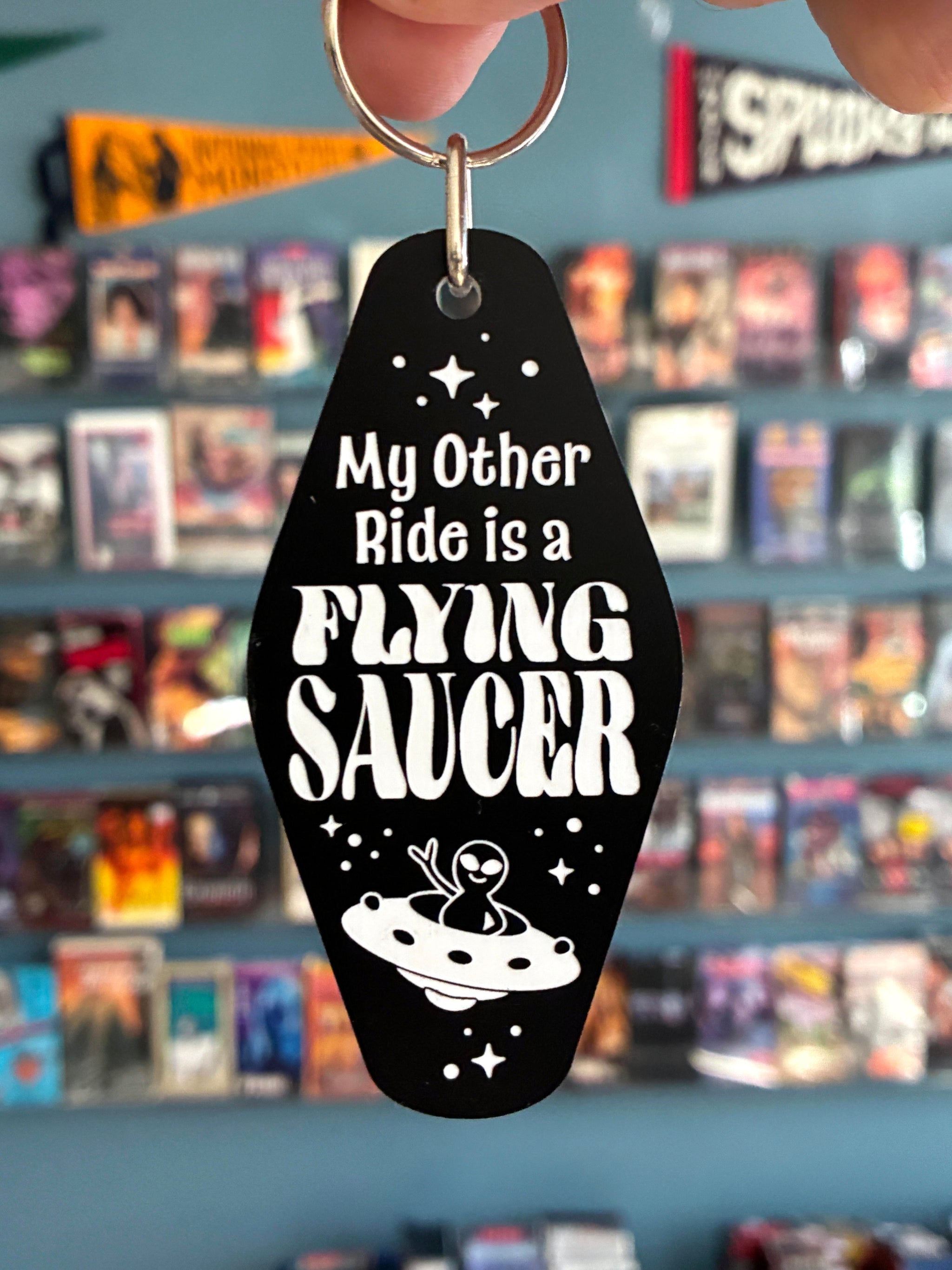 Flying Saucer Keychain