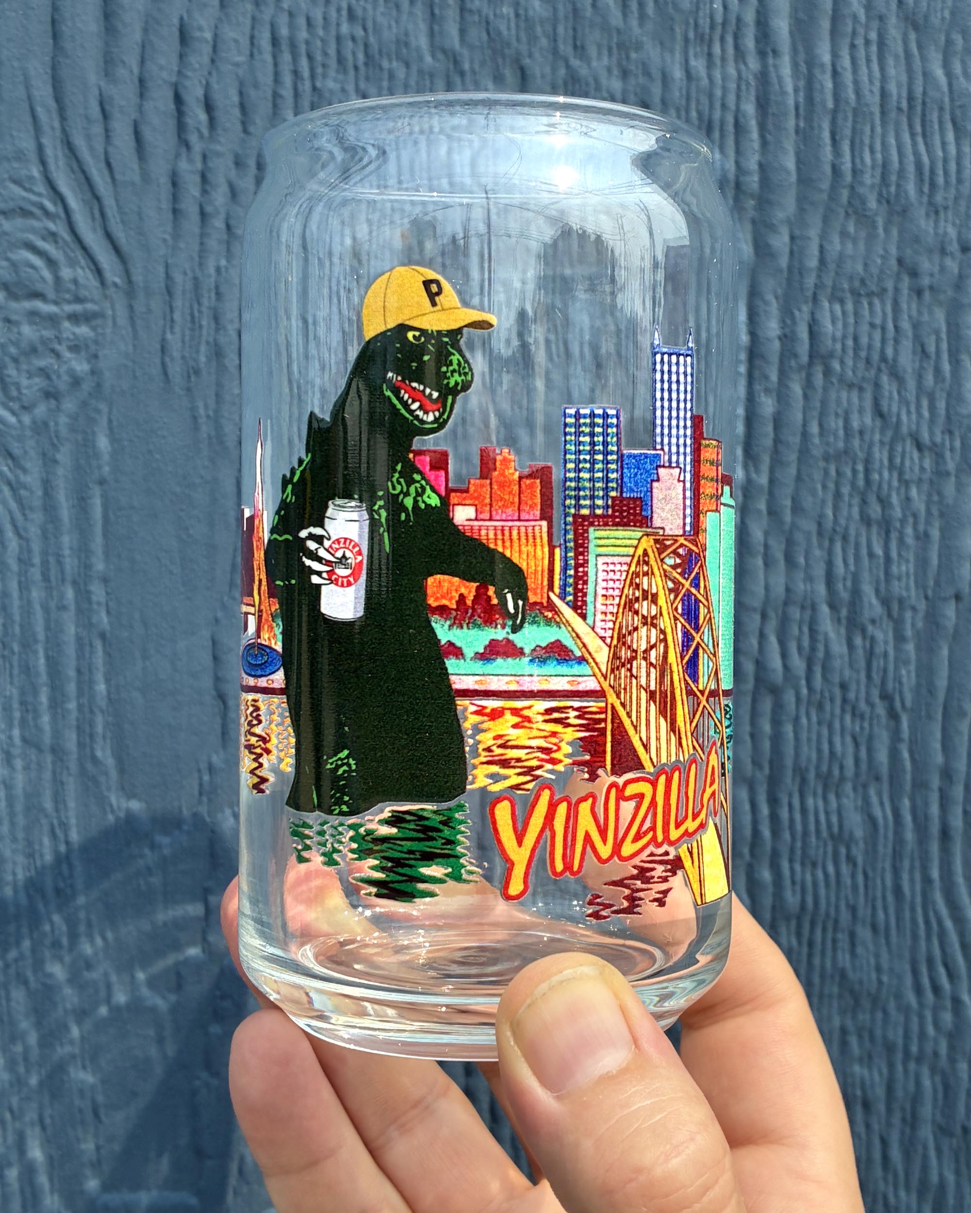 Yinzilla Can Glass