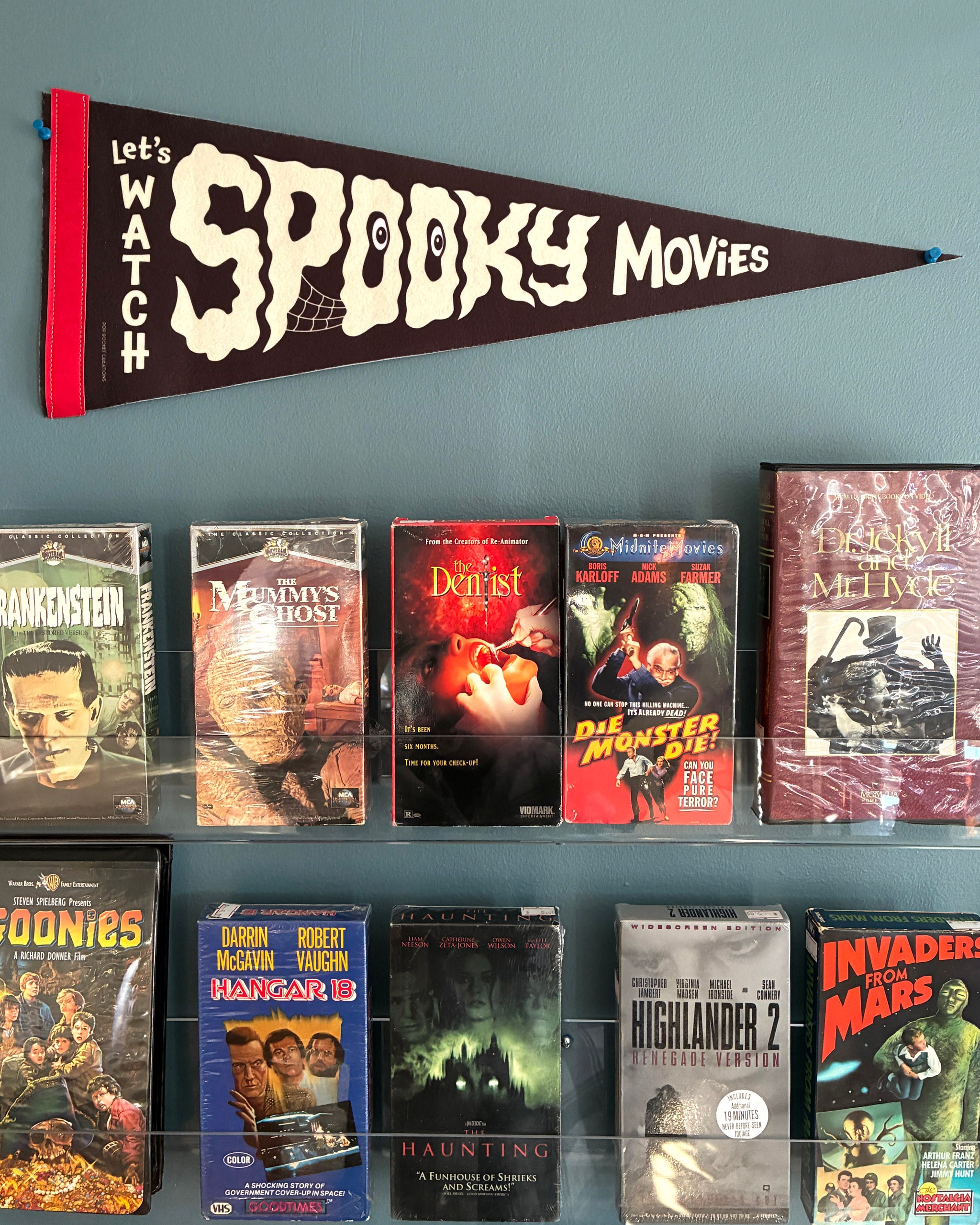 Let's Watch Spooky Movies Pennant