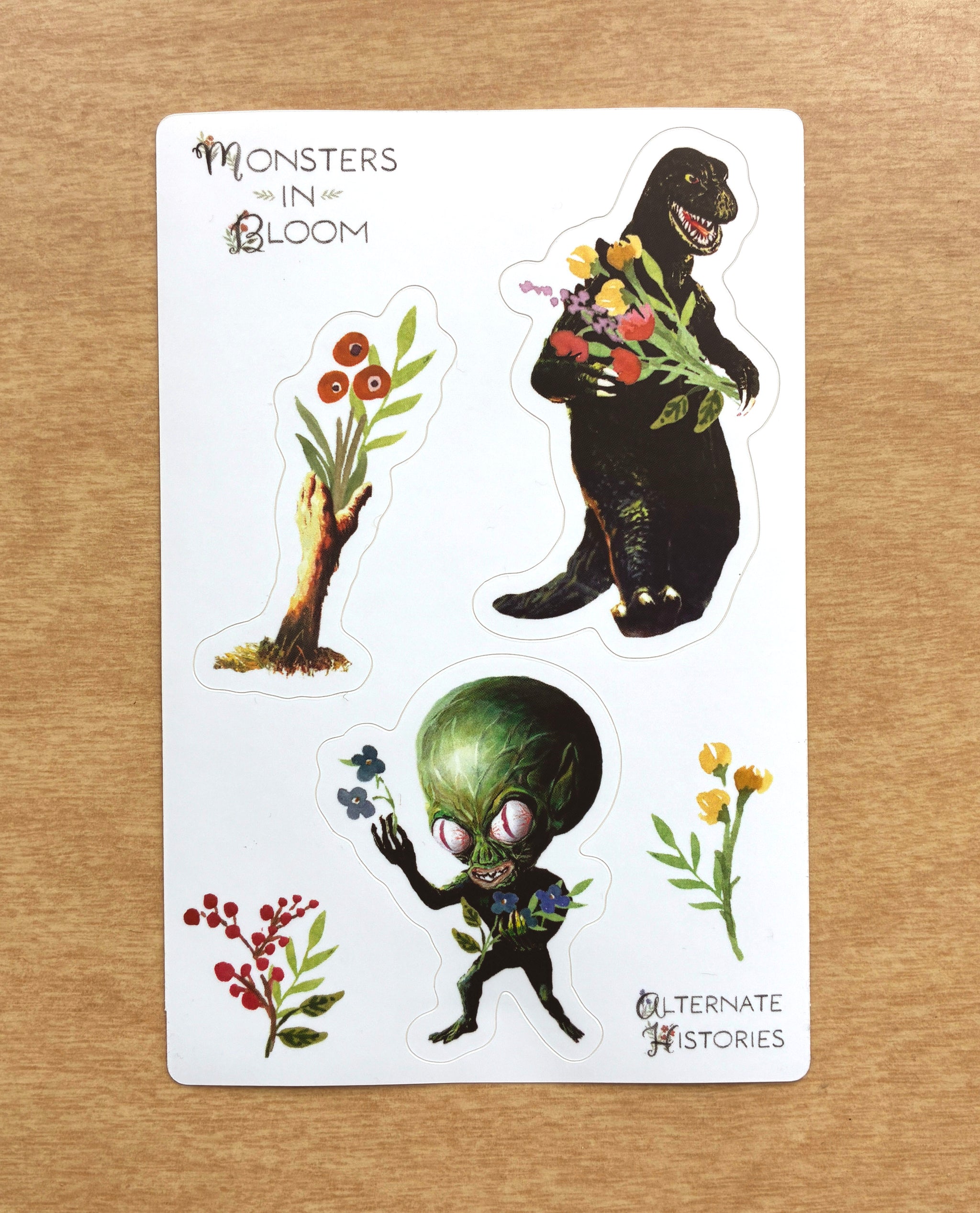 Monster Bouquet Sticker Sheet