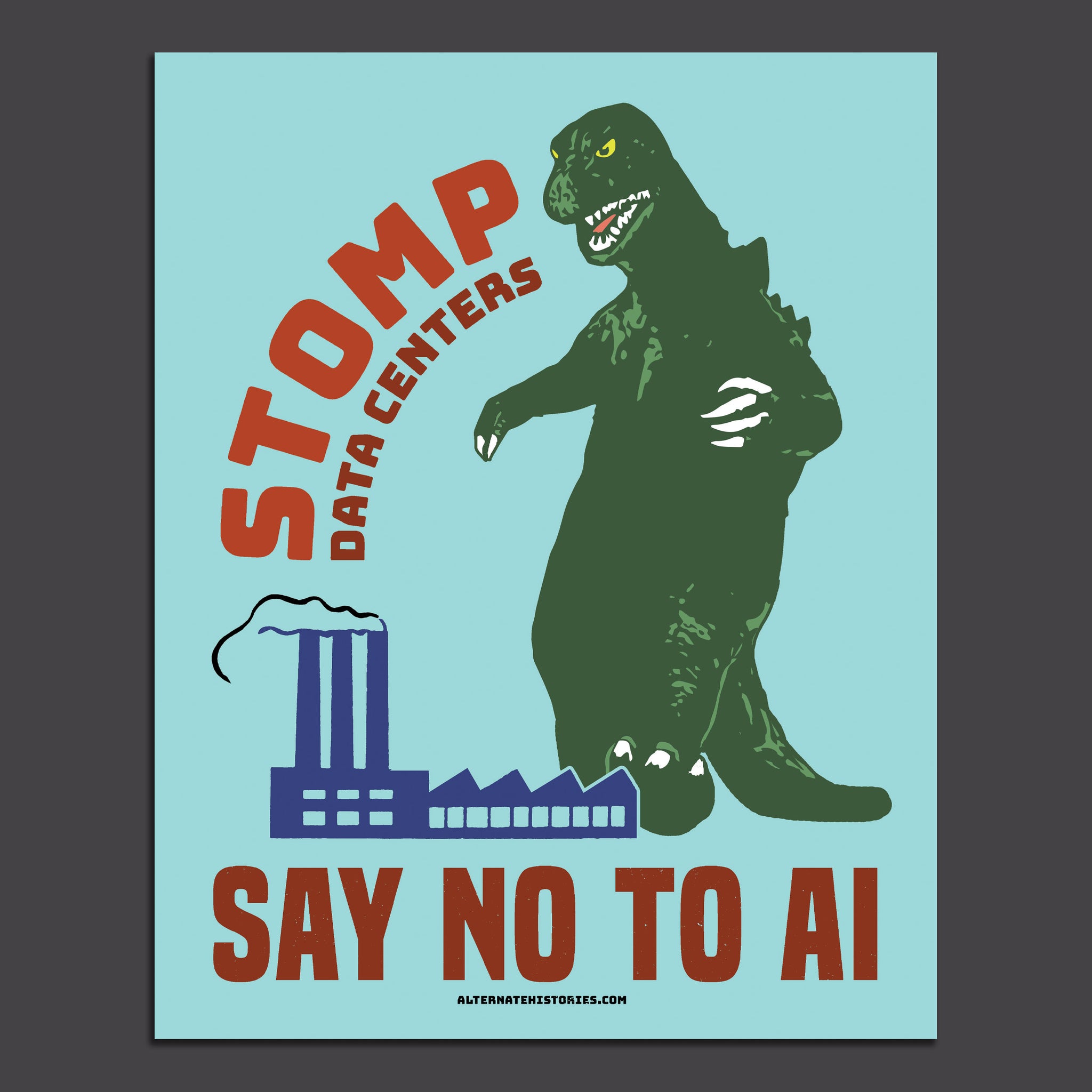 Stomp Data Centers Color Poster