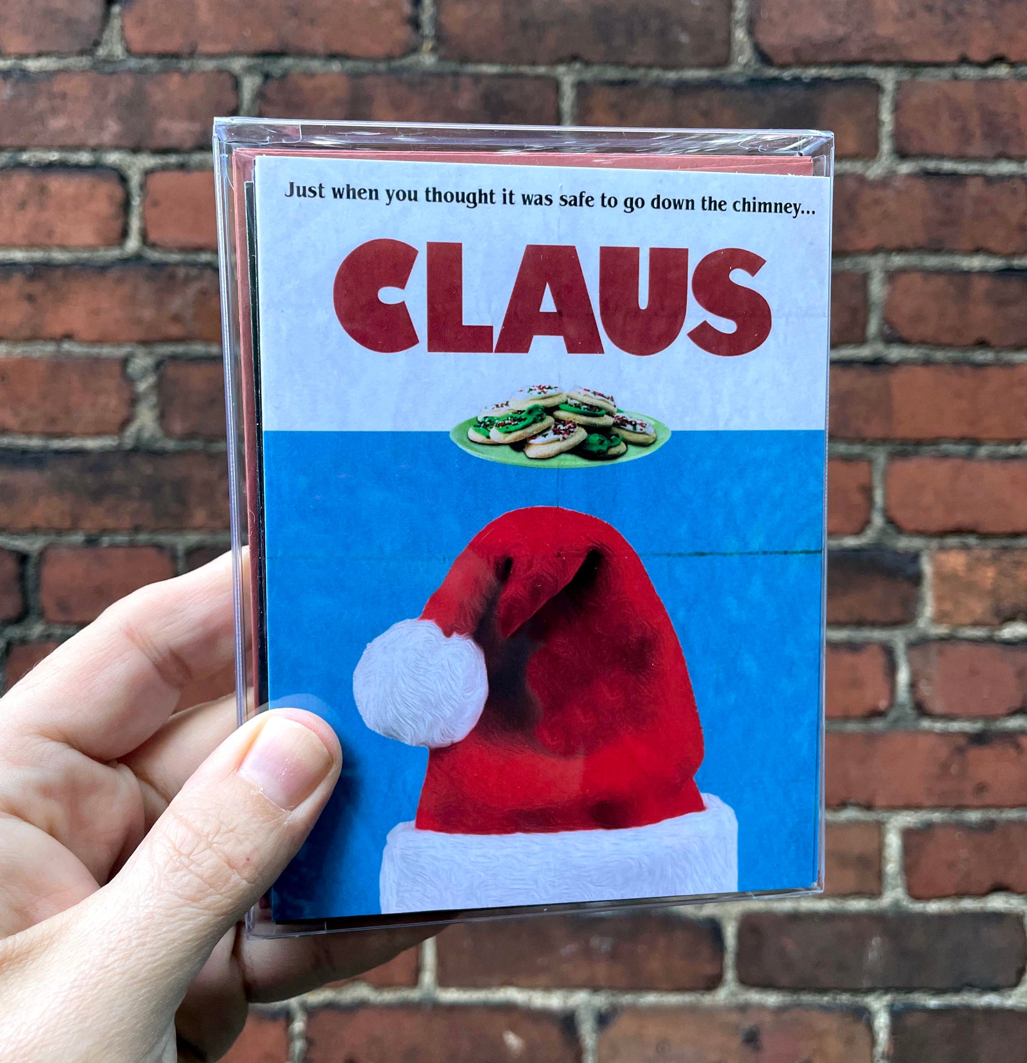 Wee Blue Coo CARD CHRISTMAS XMAS FREAKS CAST HORROR MOVIE FUN GIFT