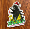 Yinzilla Holiday Sticker