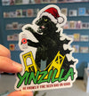Yinzilla Holiday Sticker