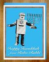 Robo Rabbi Hanukkah Card