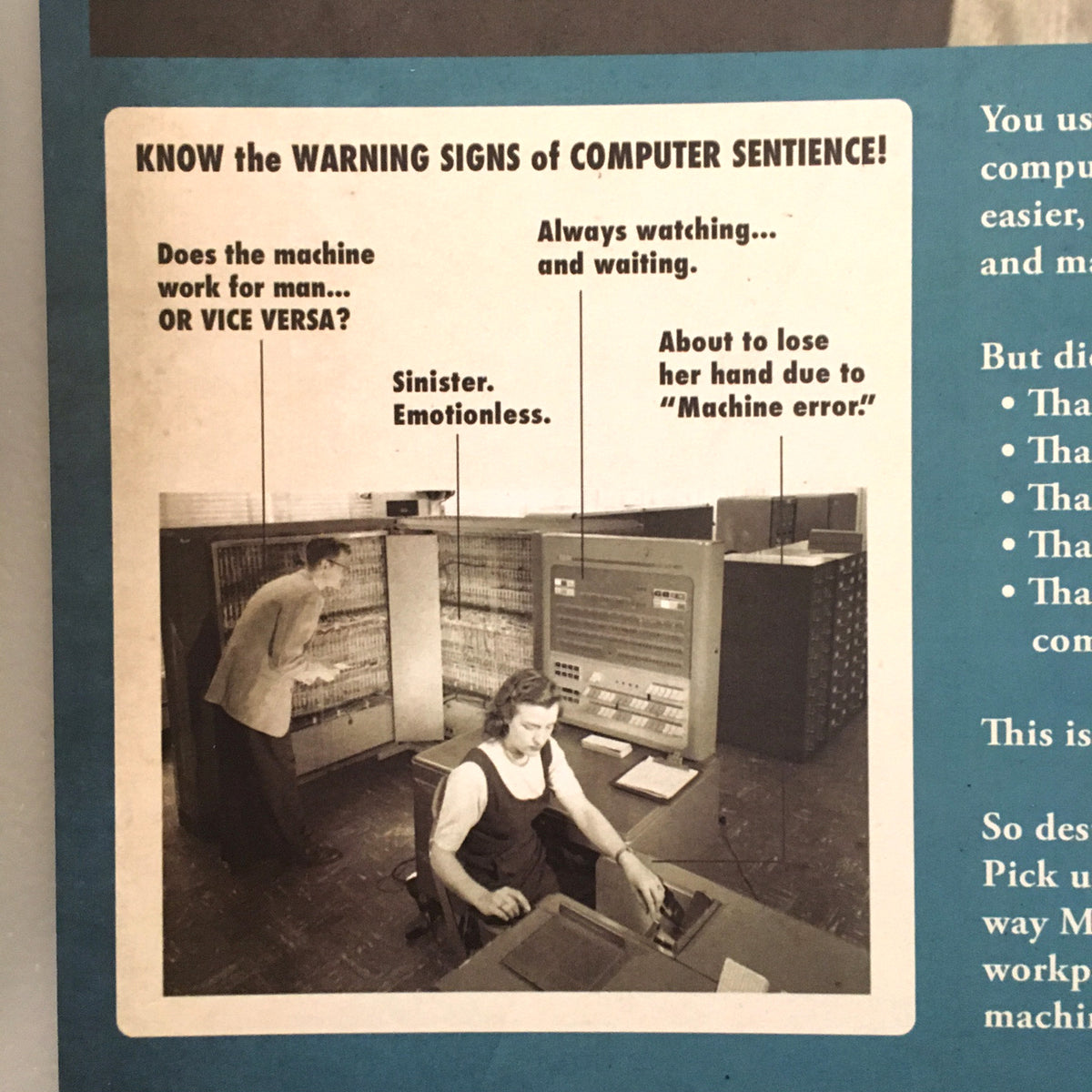 MONSTRA Computer Propaganda Poster - Alternate Histories