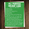 All Purpose Holiday Card