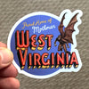 West Virginia: Home of Mothman Sticker