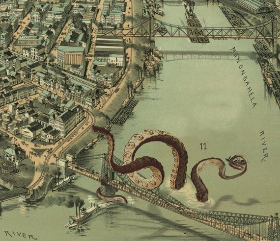 allegheny river monsters Monster Attacks Pittsburgh