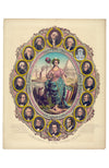 A Portrait of the Presidents circa 1865